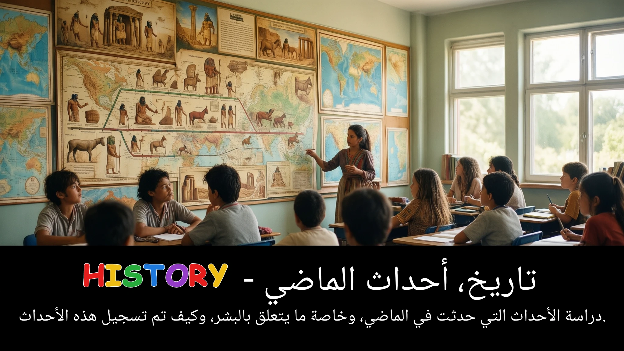 Arabic Illustration for history